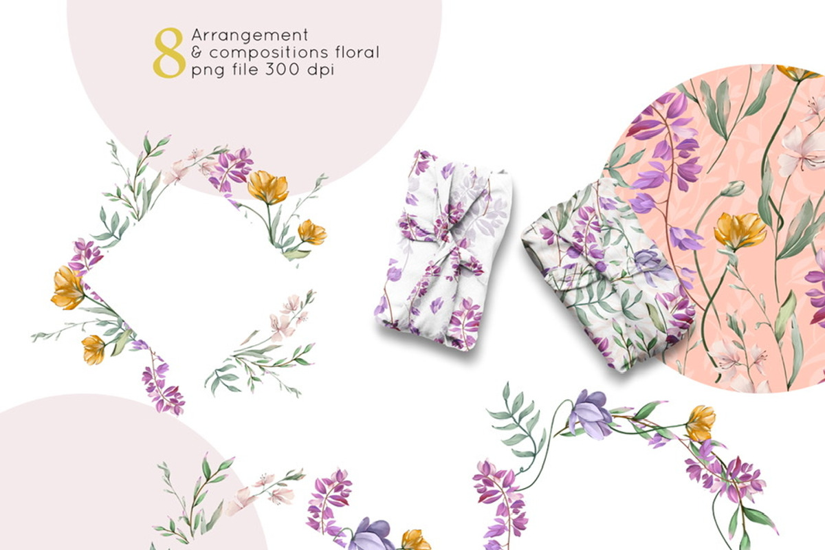 Spring Garden Floral Pattern, a Pattern Graphic by Madebyia (Photo 9 of 14)