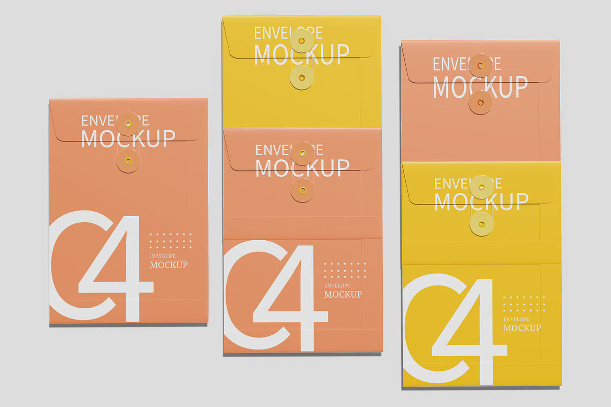 Envelope C4 Mockup, a Pattern Graphic by Creative_A23 (Photo 10 of 10)