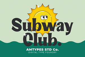 Subway Club - Display Font