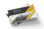 Horizontal Annual Report Brochure, a Brochure Template by TheBrightGrap (Thumbnail 2 of 19)
