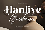 Hanfiye Guesterya Font Duo, a Serif Font by Storytype Studio (Thumbnail 1 of 15)