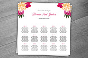 Wedding Seating Chart Template, a Stationery Template by retrographix (Thumbnail 2 of 3)