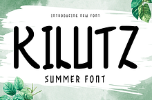 KILUTZ | Summer San Serif Display