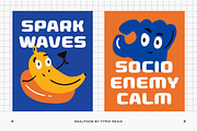 Realtoon - Square Bold Sans Serif, a Sans Serif Font by Typia Nesia (Thumbnail 5 of 13)