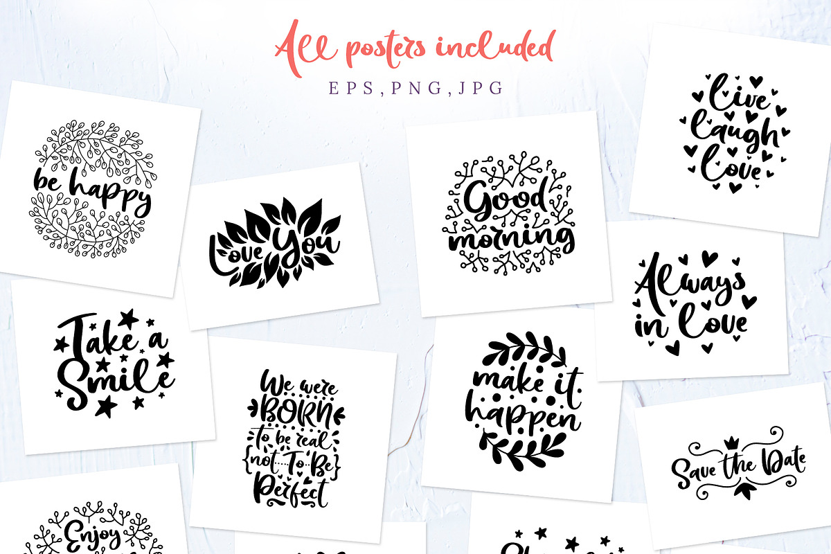 Be Amazing Font with Posters & Decor preview 8