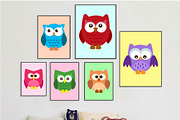 Woodland Owls Clipart and Vectors, an Illustration by GraphicHouse (Thumbnail 2 of 5)