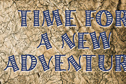 Prime Meridian Hand-Lettered Font, a Handwritten Font by Alexis Gentry (Thumbnail 7 of 7)