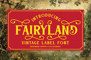 Fairyland Label Font