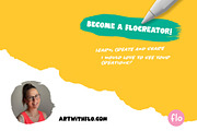 Ebook & Sketching Procreate Brushes, a Brush Add-On by ArtwithFlo (Thumbnail 11 of 11)