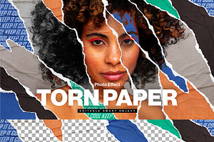 Torn Paper Mockup Template