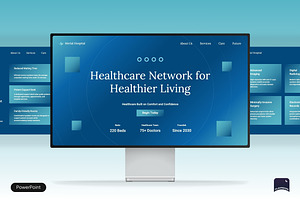 Medical Center & Healthcare Network, a Presentation Template by Claymoon Lab
