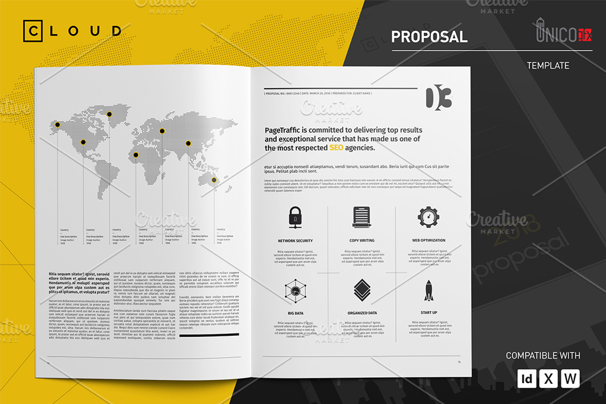 50 Page Full Proposal A4 / US Letter, a Stationery Template by Mastergfx (Photo 13 of 38)