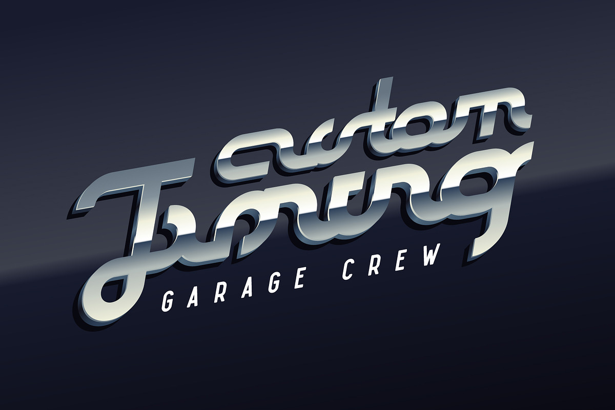 Frantic font & style preview 2