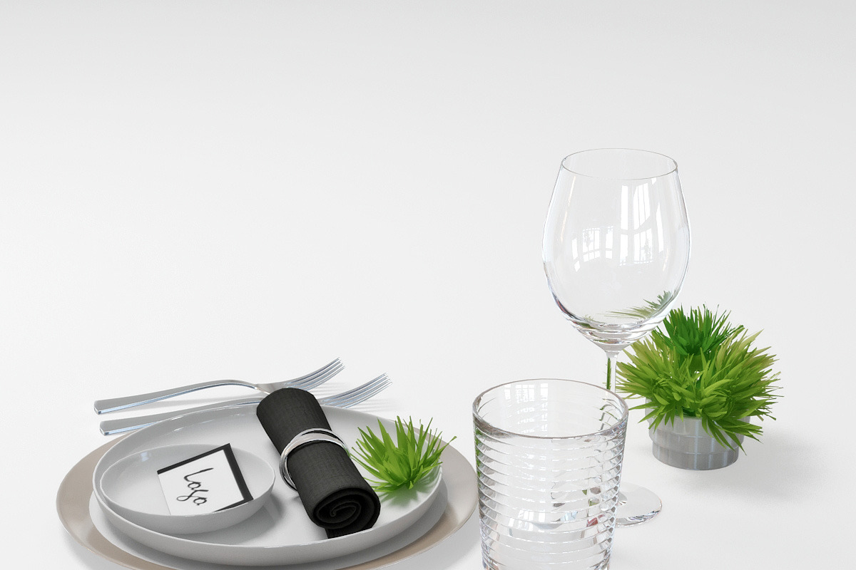 Tableware 02, an Object 3D Model by 3dcruz (Photo 7 of 9)