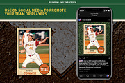 1960's Pro Baseball Card Templates, a Card Template by Chris Weibring (Thumbnail 9 of 11)