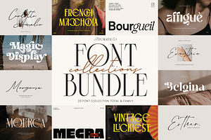 Font Bundle Collection, a Serif Font by Typoraith Co