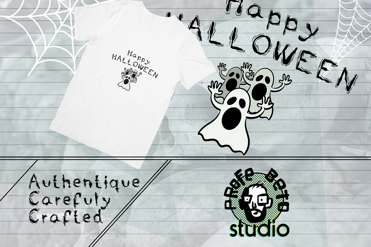 Spooky Wobbles/Fun Font for kids, a Handwritten Font by El Profe Beto Studio (Photo 3 of 6)