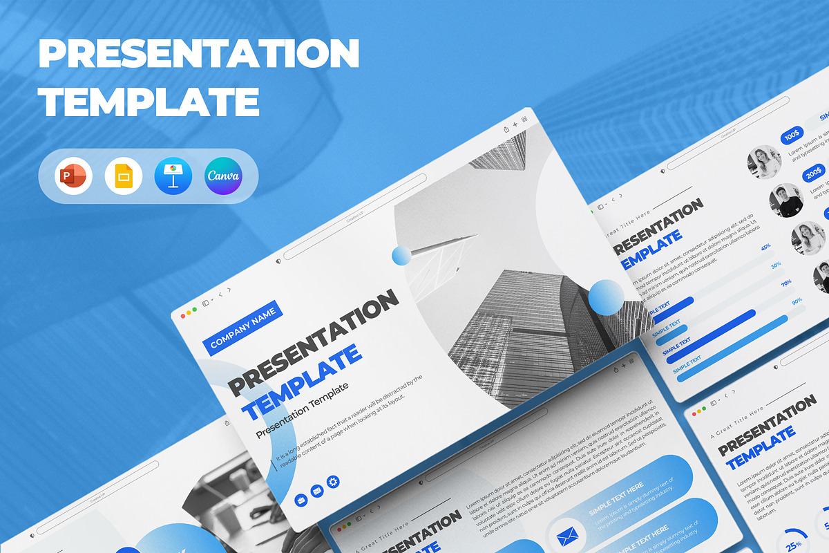 Clean FinTech Pitch Deck, a Presentation Template by CreativeUP (Photo 1 of 6)