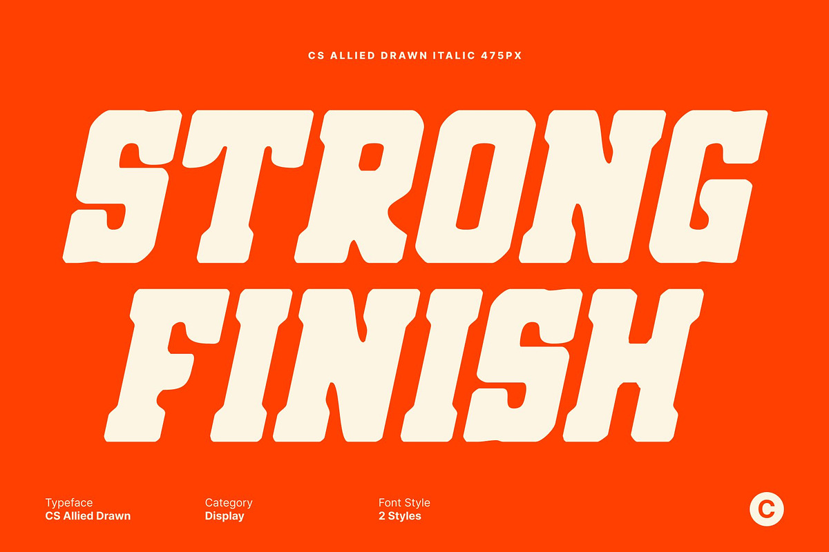 CS Allied Drawn, a Slab Serif Font by Craft Supply Co. (Photo 4 of 8)