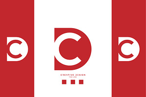 DC or CD Logo Monogram, a Branding & Logo Template by design_proleague