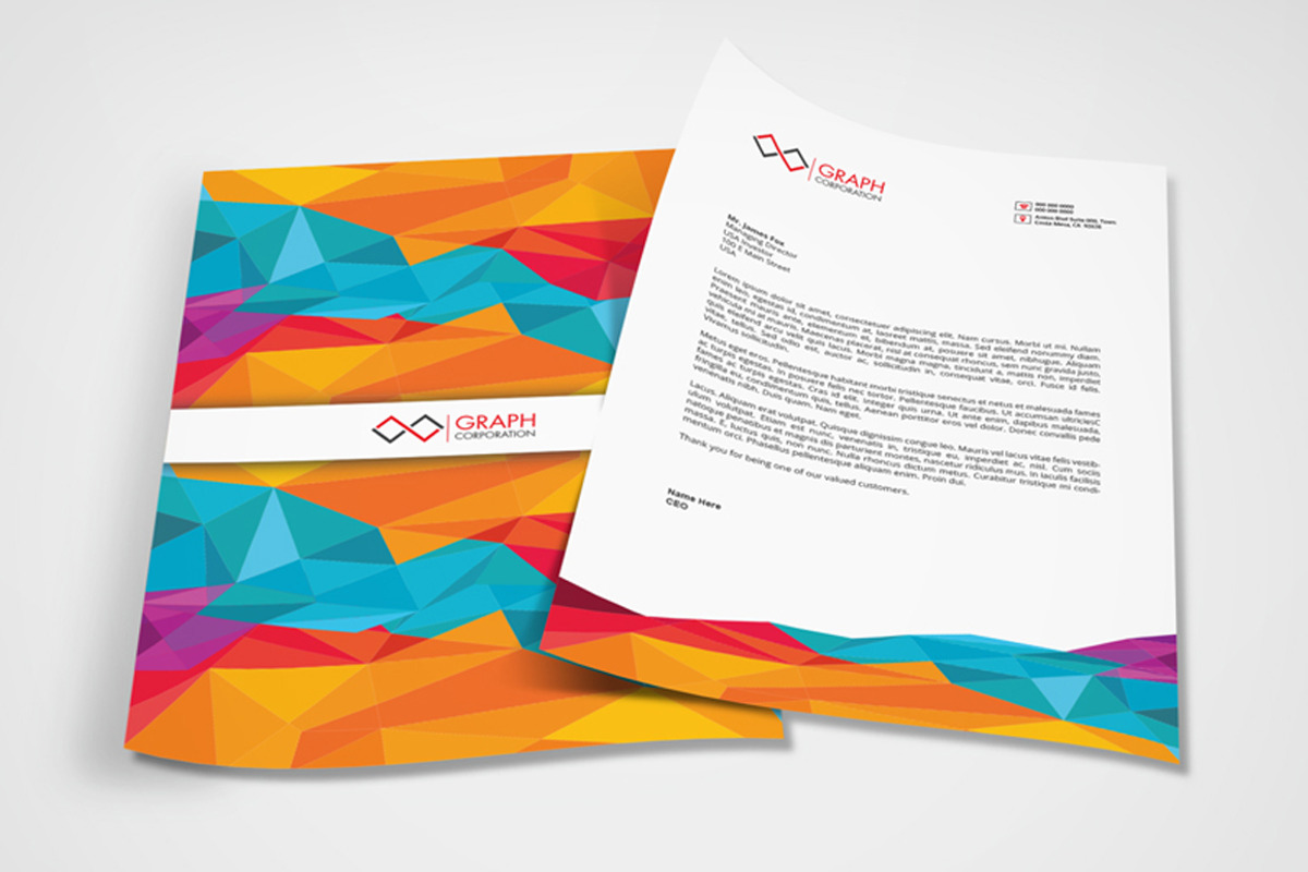 Letterhead, a Stationery Template by asimalikhan555 (Photo 2 of 4)