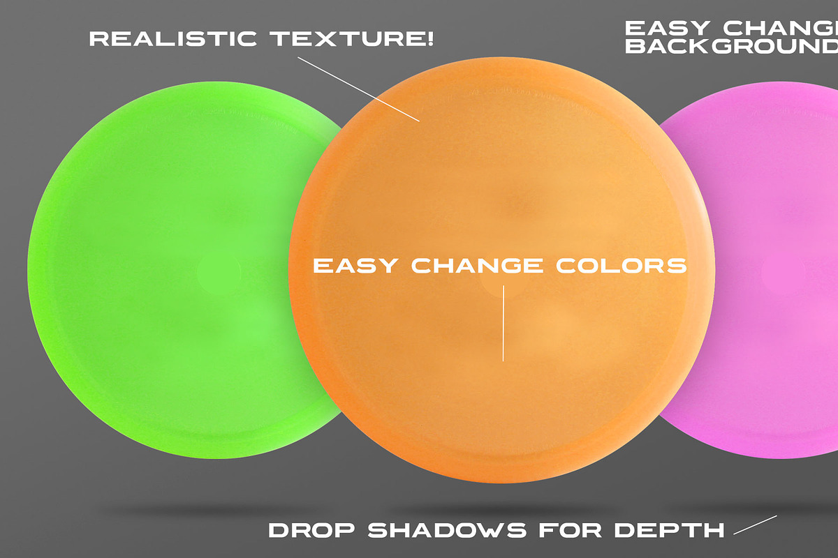 Disc Golf Mockup, a Product Mockup by Brian White Design Goods (Photo 2 of 2)