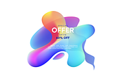 Set of Abstract liquid Fluid shape, a Poster Template by Lucky Creative (Thumbnail 2 of 10)