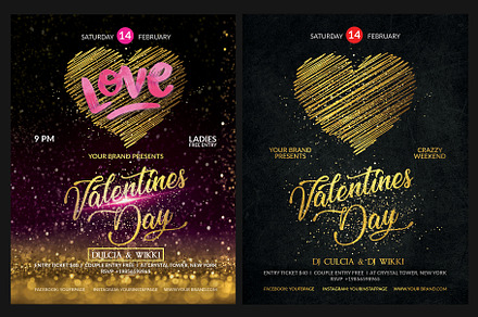 Valentine's Day Party - Event Flyer