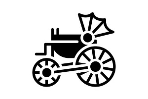 Century chariot solid icon, a Solid Icon by Creative priyanka