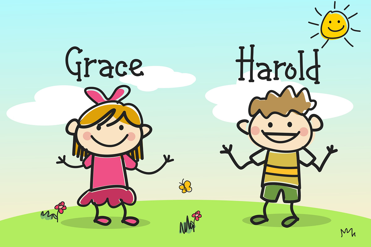Happy Kids - Playful Font, a Handwritten Font by BearyType Studio (Photo 11 of 13)