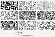 80 abstract b/w seamless pattern, a Pattern Graphic by Poppy Lane Studio (Thumbnail 9 of 11)