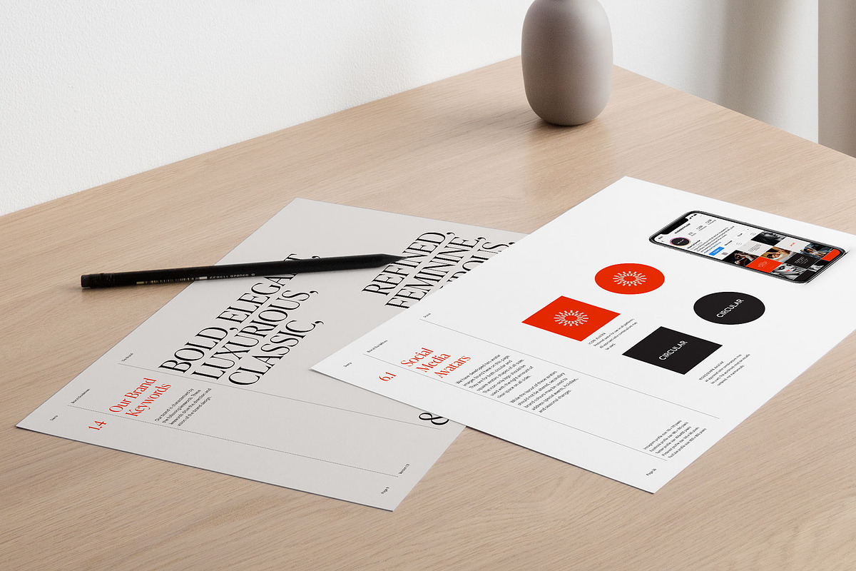 SIERRA / Brand Style Guide, a Presentation Template by Circular (Photo 9 of 14)