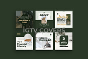 Financial Instagram Creator CANVA PS, a Social Media Template by Eviory (Thumbnail 10 of 34)