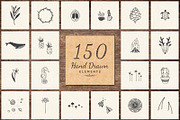 500 Hand Drawn Elements -Bundle-, an Animal Illustration by Michael Rayback Design (Thumbnail 2 of 5)