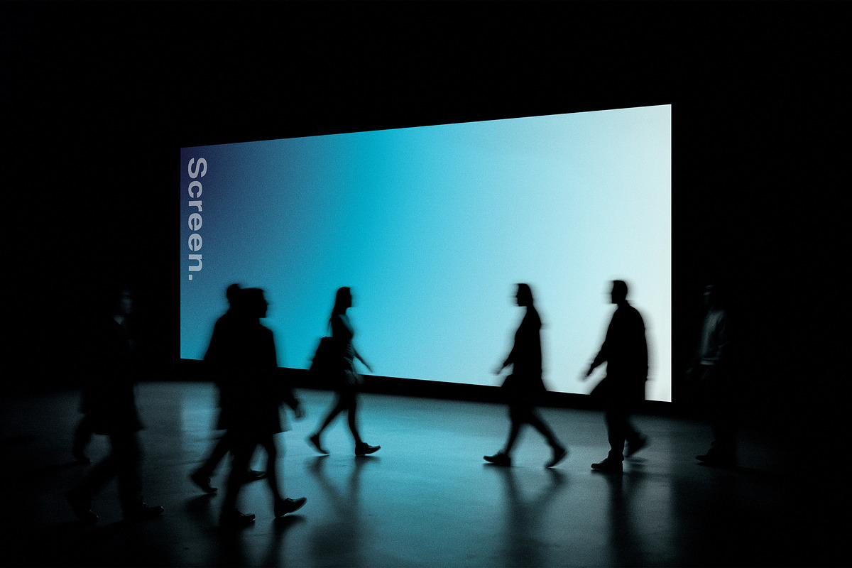 21:9 Event Screen Mockup, an Advertising Mockup by Design Squad (Photo 2 of 4)