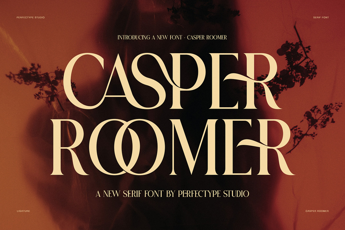 Casper Roomer Elegant Serif Font, a Serif Font by Perfectype (Photo 1 of 8)