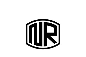 NR Logo Design Vector Template