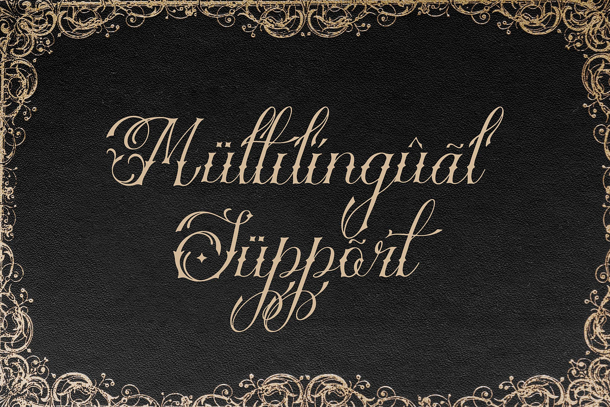 Nefaryth | Tattoo Font, a Script Font by Denustudios (Photo 13 of 14)