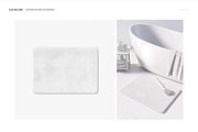 Plush Bath Rug Mockup Set, a Product Mockup by Creatsy (Thumbnail 2 of 8)