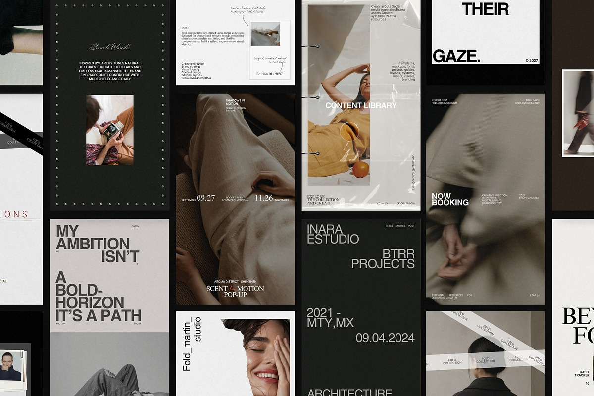 FOLD | Instagram Template (III), a Social Media Template by Pixel Grid (Photo 2 of 10)
