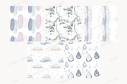 Rainy Day Seamless Paper Pattern, a Pattern Graphic by GlamArtZhanna (Thumbnail 4 of 4)