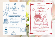 Whimsical wedding hand drawn clipart, a Decorative Illustration by Madiwaso (Thumbnail 10 of 16)