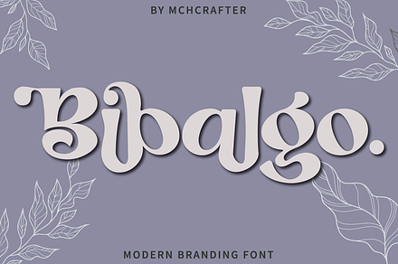 Bibalgo | Stylistic Retro Serif Font