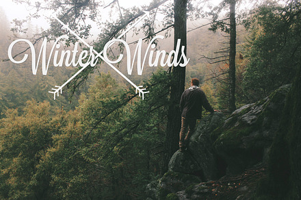 Winter winds iii  2013 stock picture
