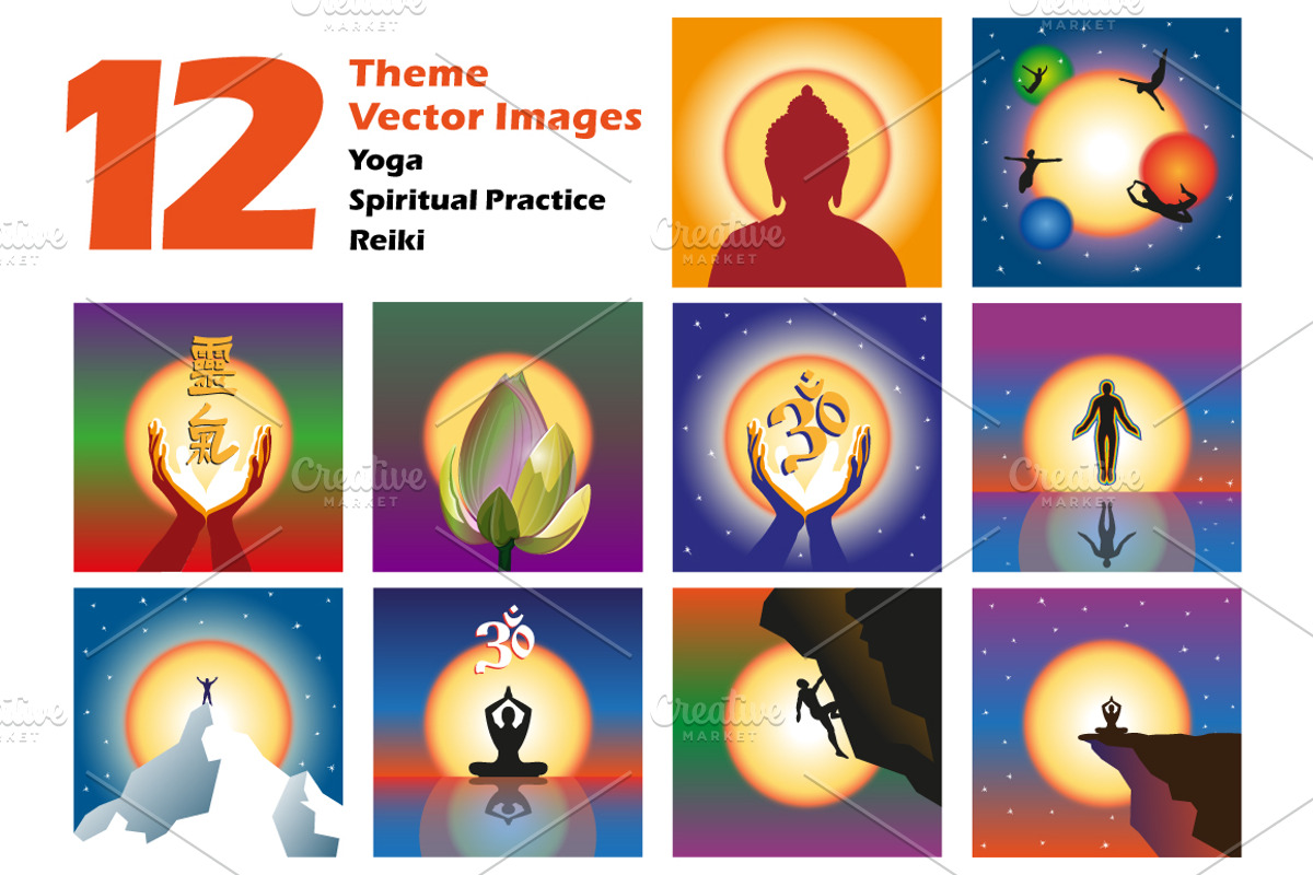 Concept Spiritual Symbol, a Healthcare Illustration by Adamskyistudio (Photo 1 of 3)