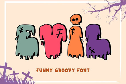 Evil - Fancy Display Font, a Symbol Font by AnningArts