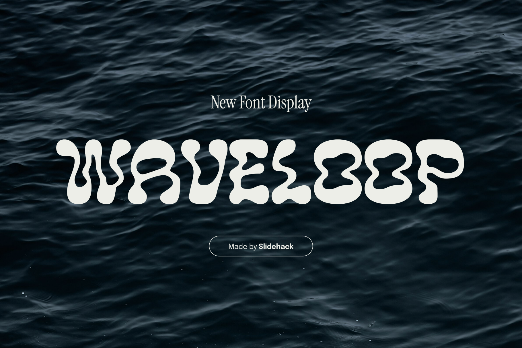 Waveloop - Wavy Display Font, a Font by Studio Moara