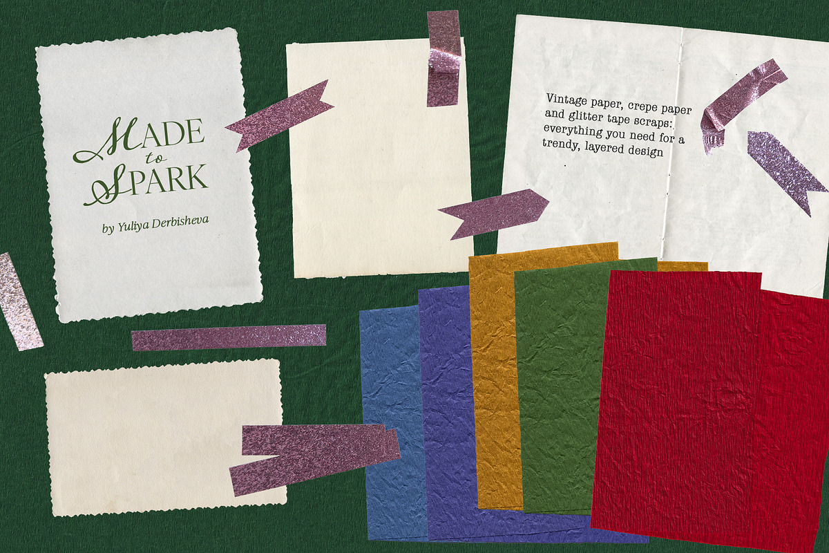 Christmas collage backgrounds frames, an Object Graphic by Yuliya Derbisheva (Photo 14 of 15)