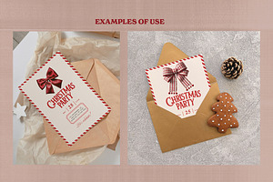 20 Realistic Christmas Bows PNG Pack