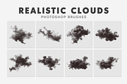 40 Realistic Clouds Brushes, a Brush Add-On by AB-TheDesigner (Thumbnail 2 of 6)
